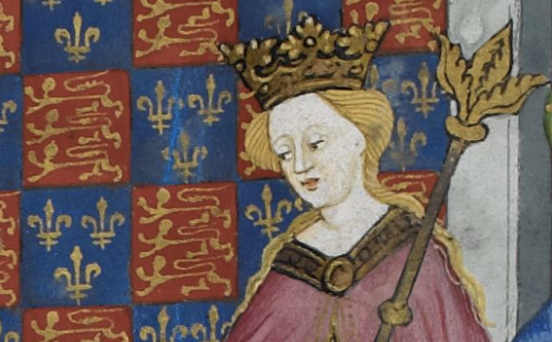 a Medieval portrait of Margaret of Anjou, Henry VI's consort
